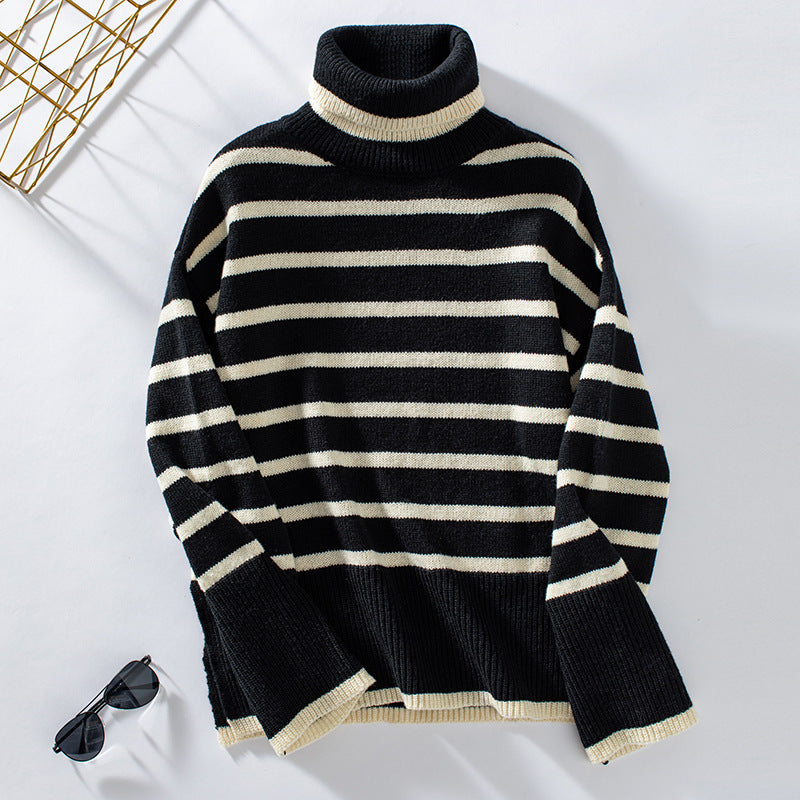Knitted Pullover Sweater Autumn And Winter Turtleneck Sweater Women