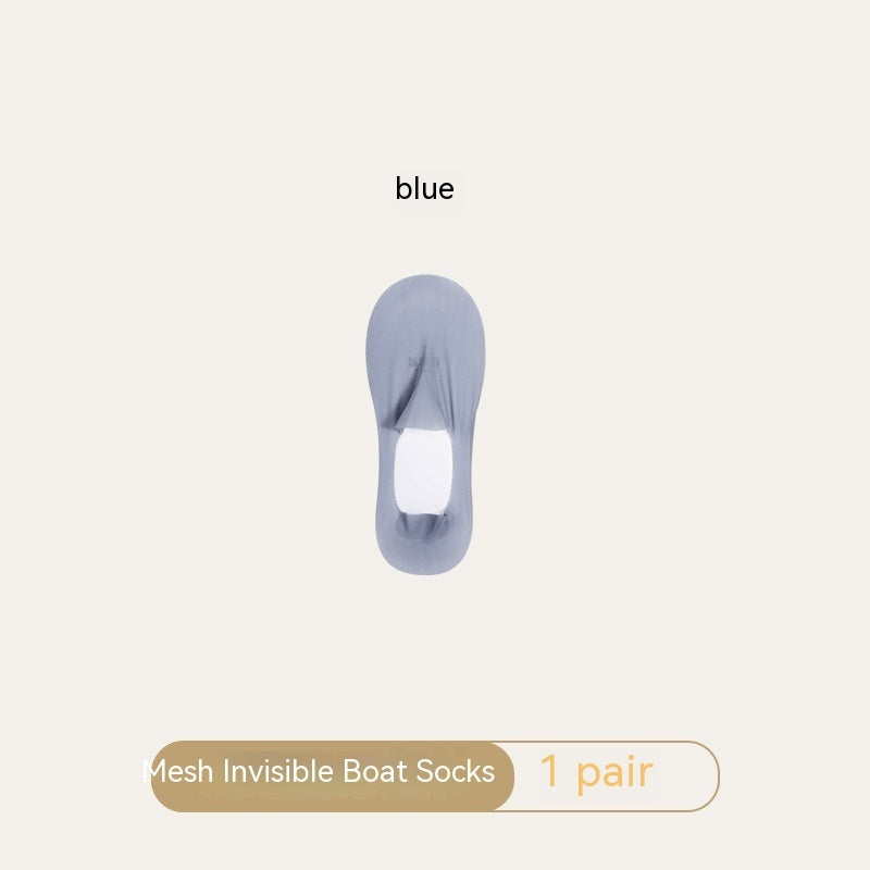Women's Mesh Boat Invisible Socks