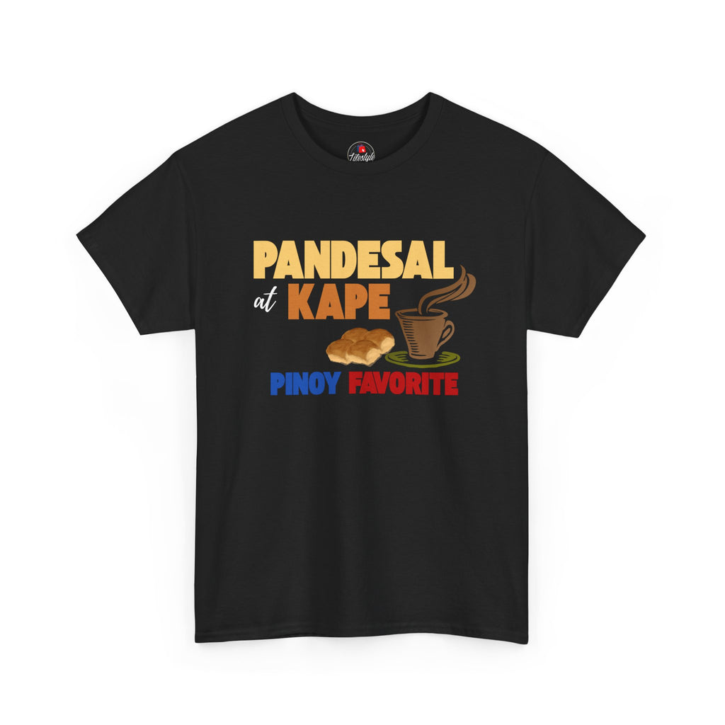 Pandesal at Kape T-Shirt — "Pinoy Favorite" Coffee & Bread Filipino Tee