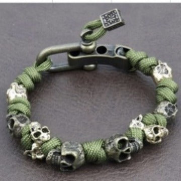 Easter Halloween Parachute Cord Hand-woven Gothic Retro Bracelet