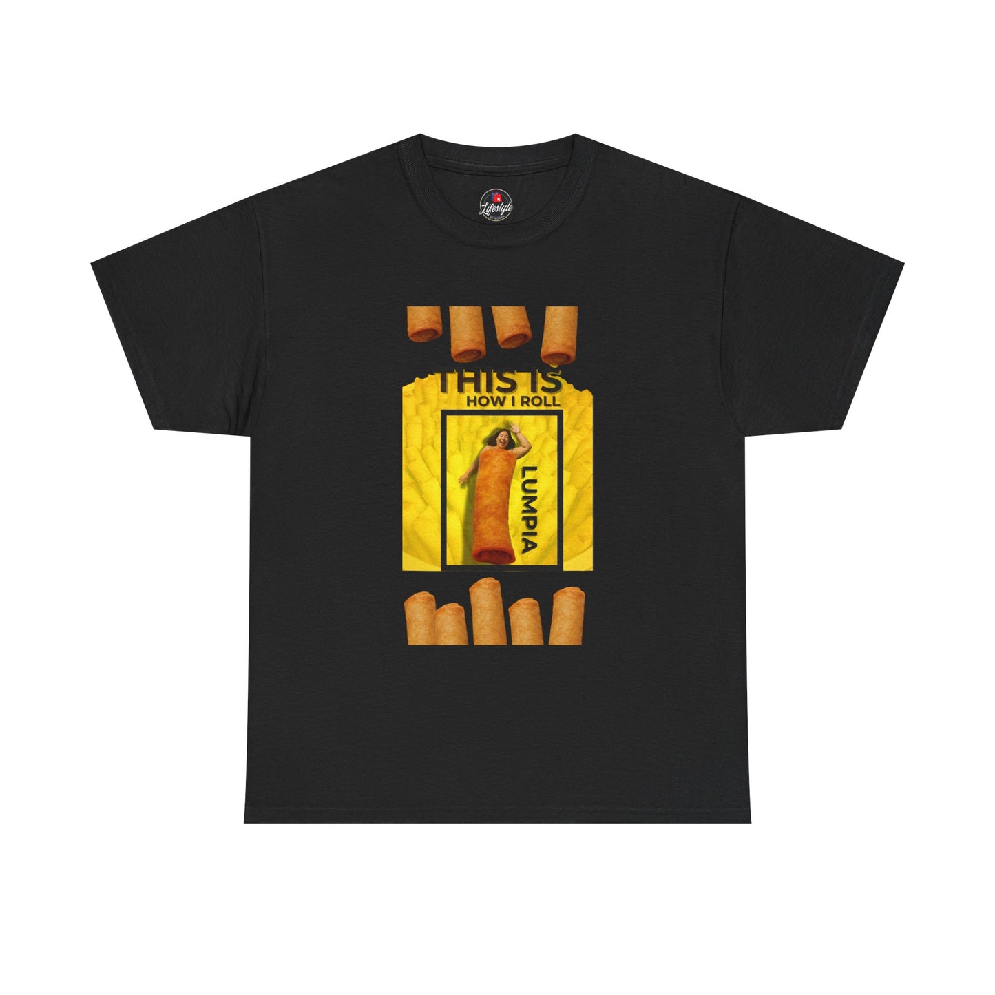 T-Shirt — "This Is How I Roll" Lumpia Graphic Tee