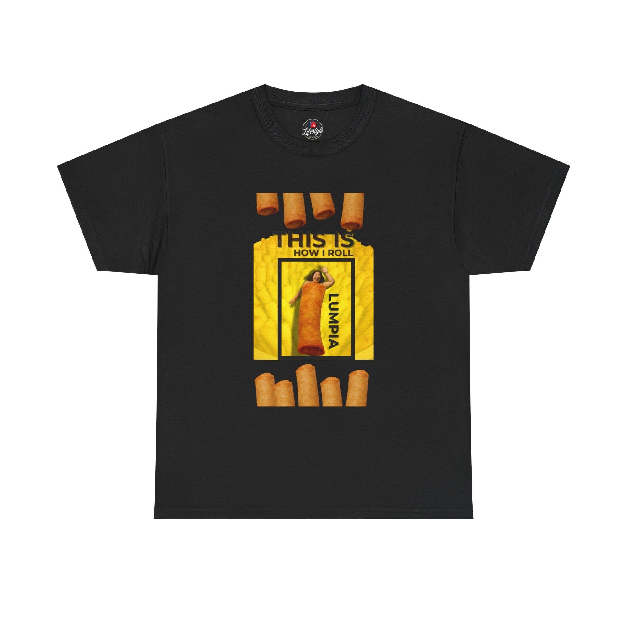 T-Shirt — "This Is How I Roll" Lumpia Graphic Tee