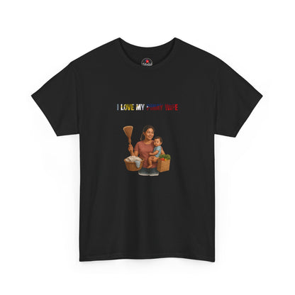 I Love My Mama Tee — Mother & Child Portrait Graphic T-Shirt