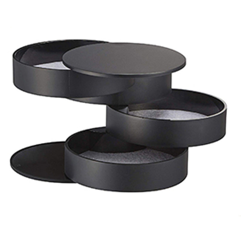 Rotating Multilayer Earring Jewelry Storage Box