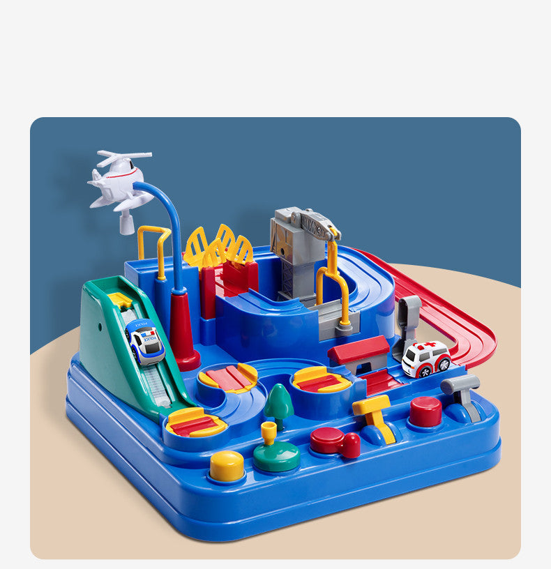 The Parking Lot Car Track Kids Toy