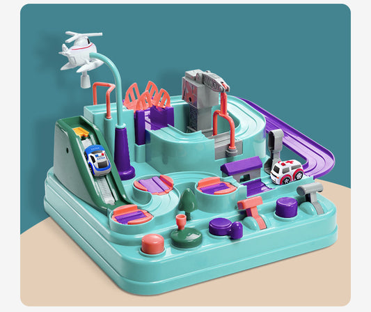 The Parking Lot Car Track Kids Toy