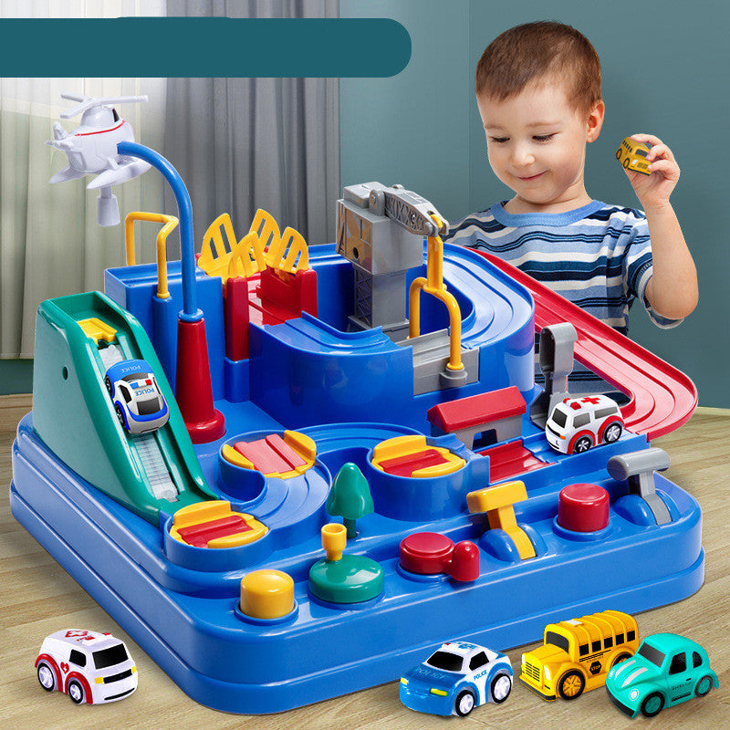 The Parking Lot Car Track Kids Toy