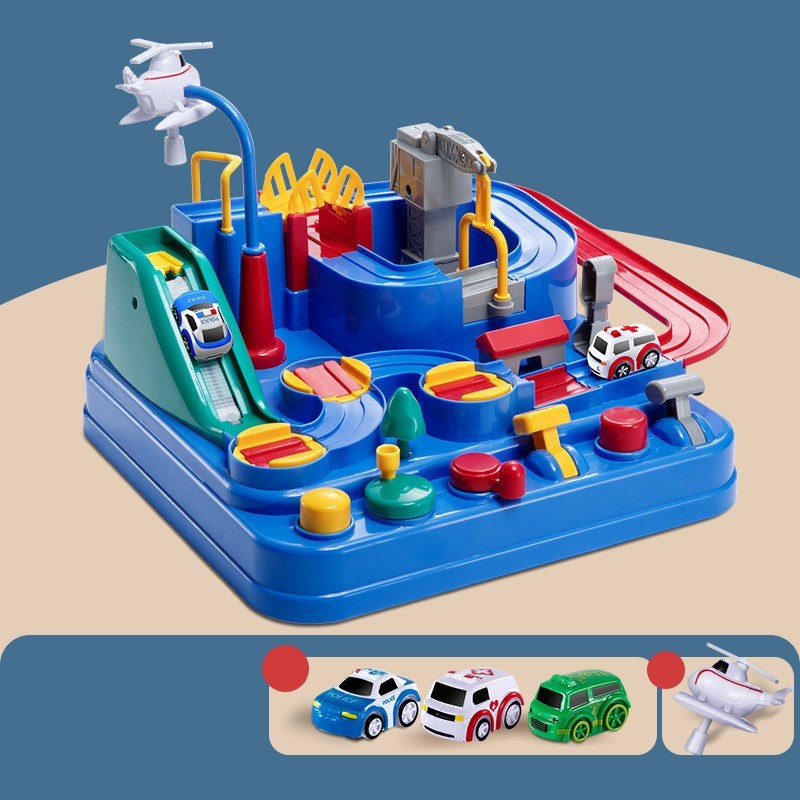 The Parking Lot Car Track Kids Toy