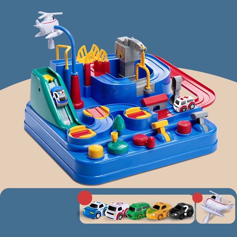 The Parking Lot Car Track Kids Toy