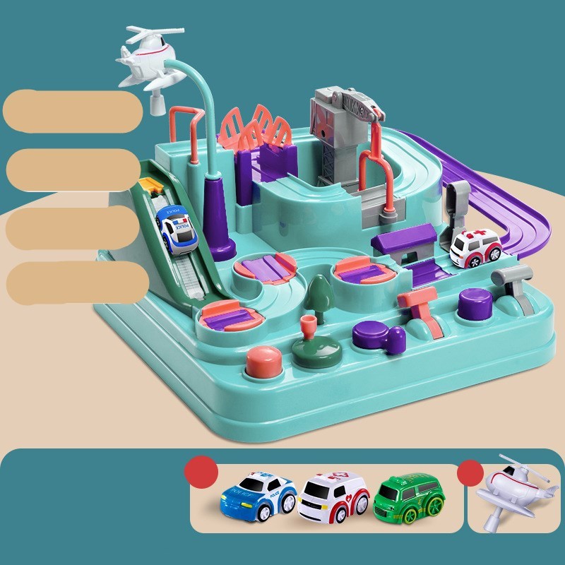 The Parking Lot Car Track Kids Toy