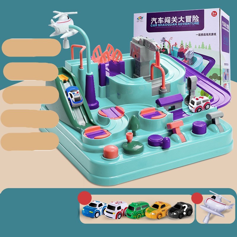The Parking Lot Car Track Kids Toy