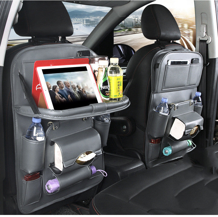 Multifunction PU Leather Car Storage Bag