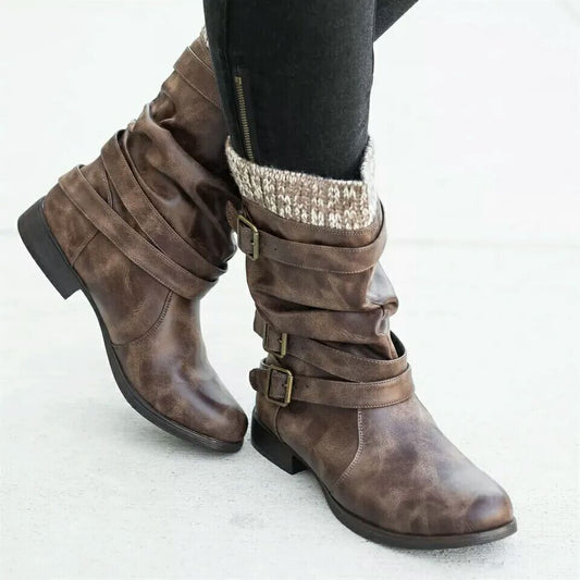 Winter new products low heel 40-43 women's boots