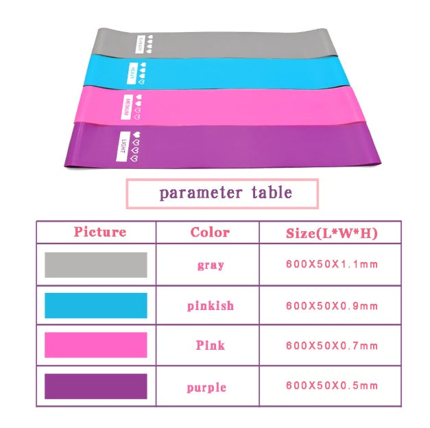 Resistance Booty Sport Bodybuilding Rubber Band For Fitness Gym Leagues Equipment