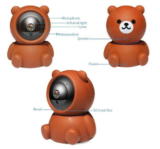 Bear Camera 1080P Wifi IP Camera - Surveillance Cameras