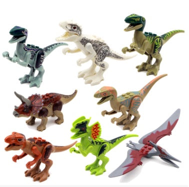 Building Blocks Mini Dinosaur Bricks Figures for Kids
