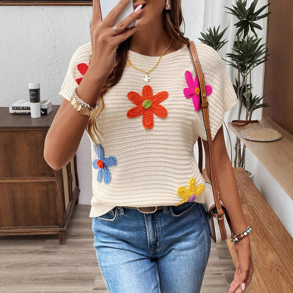 Women's Summer New All-matching Loose Knitted Pullover