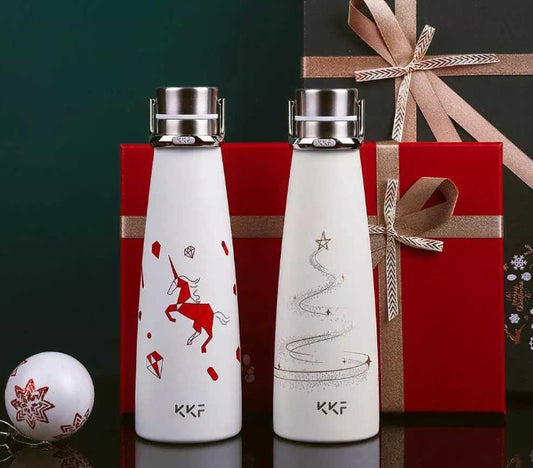 Xiaomi Thermos KKF Vacuum Bottle 24h Insulation Thermoses Stainless Steel Flask 475ML Travel Cup Sport Mug OLED Temperature Cup