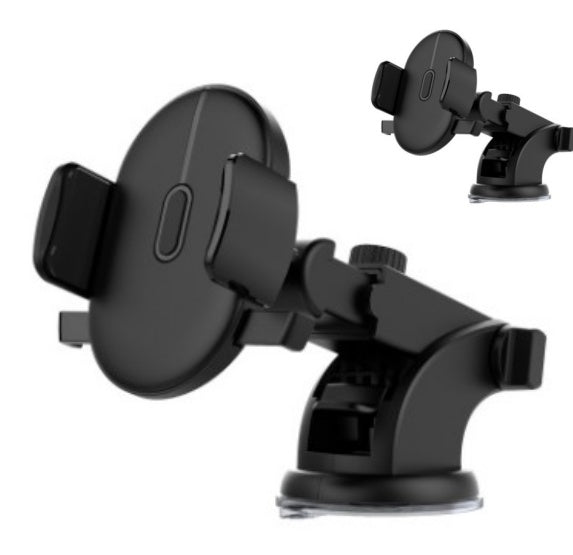 Long Rod Telescopic Car Phone Holder Suction Cup Type