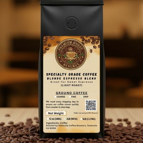Blonde Blend Coffee – Light Roast (Sweet Espresso Blend)