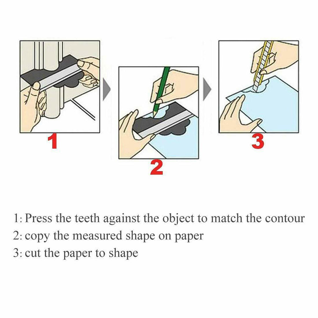 Contour Gauge Saker Duplicator Profile Copy Shape Measuring Tool