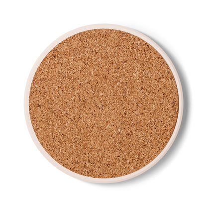 Coffee & Tea Ceramic Coaster — 'Coffee & Tea with a Cause' Fundraiser Drink Coaster