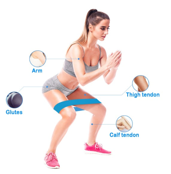 Resistance Booty Sport Bodybuilding Rubber Band For Fitness Gym Leagues Equipment