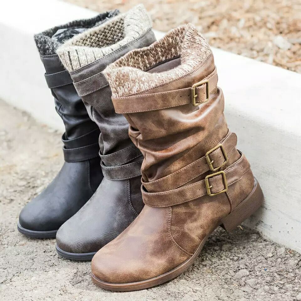 Winter new products low heel 40-43 women's boots