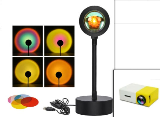 Sunset Projection Lamp and  Night Light Wall Decoration Lighting
