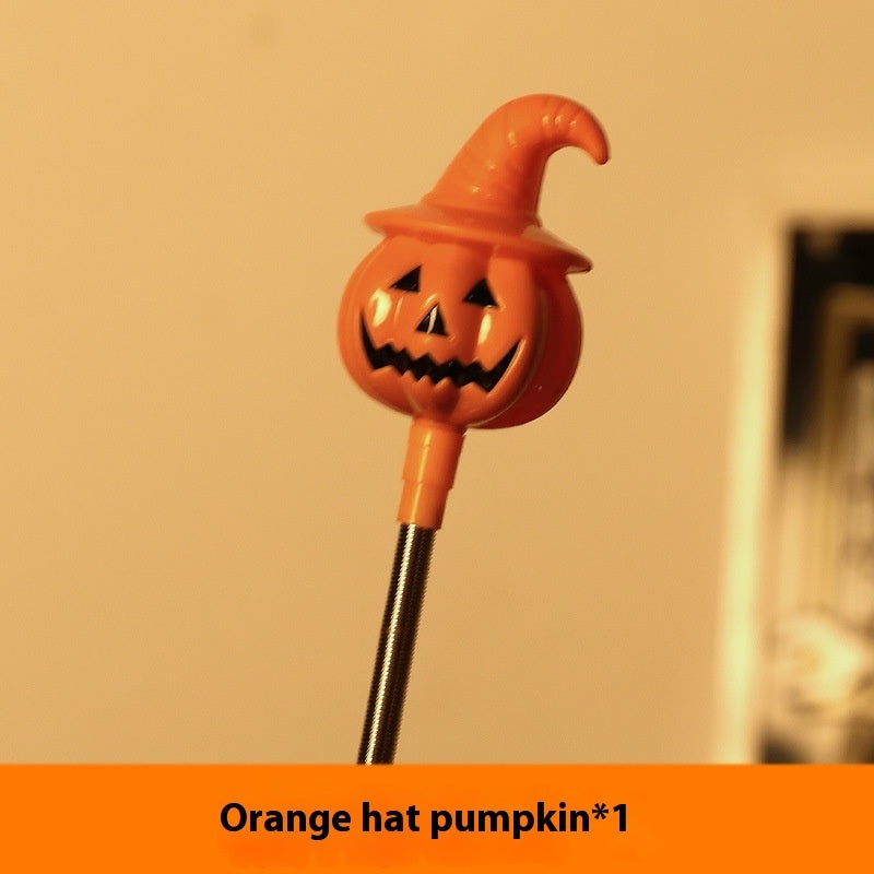 Halloween Decoration Pumpkin Lamp Children's Toy Hand Stick Props