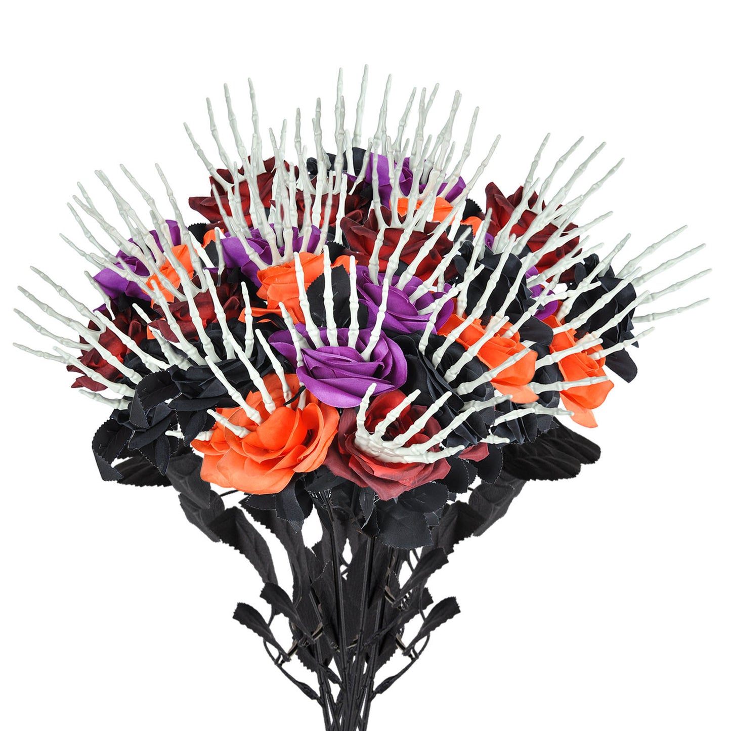 Halloween Skull Hand Rose Horror Decoration Ornaments