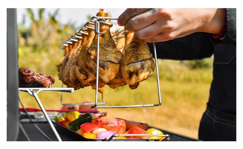 Portable Grilling  Mesh Clip Basket