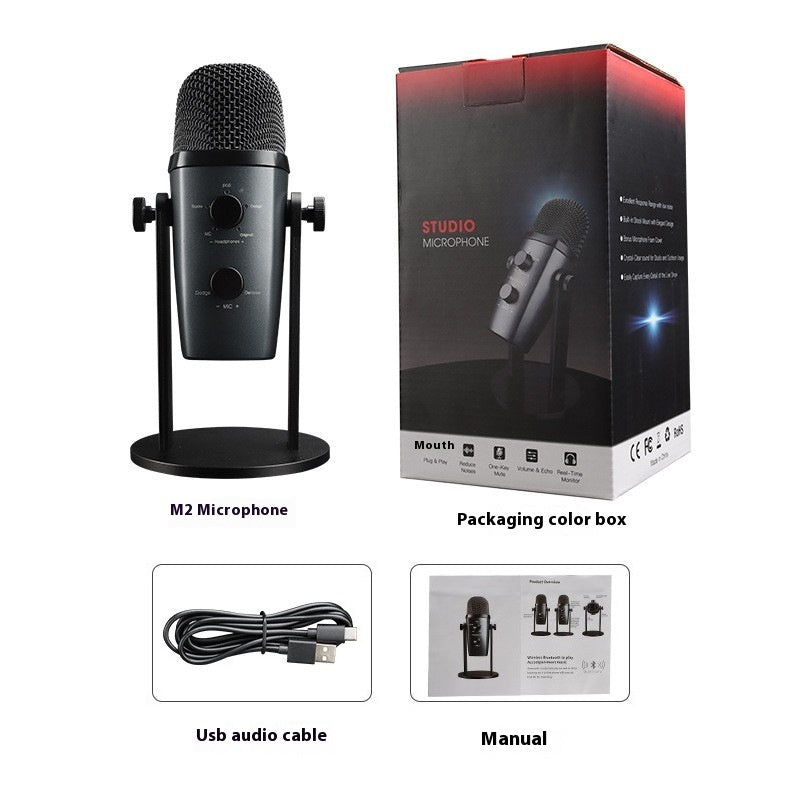 USB Capacitor Bluetooth Microphone Singing And Recording