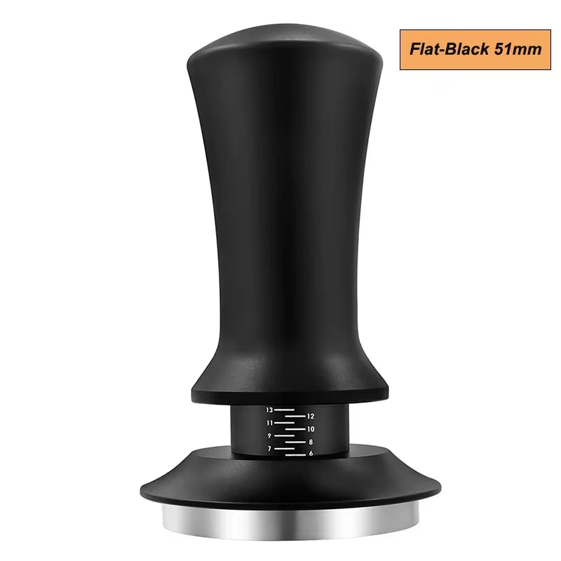 Coffee Tamper 51/53/58Mm Adjustable Constant Pressure Stainless Steel Coffee Powder Hammer with Scale Espresso Maker Accessories