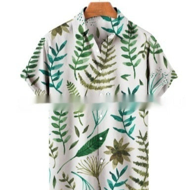 Men's Hawaiian Shirt Printed Casual Short Sleeve