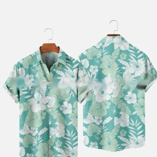 Men's Hawaiian Shirt Printed Casual Short Sleeve