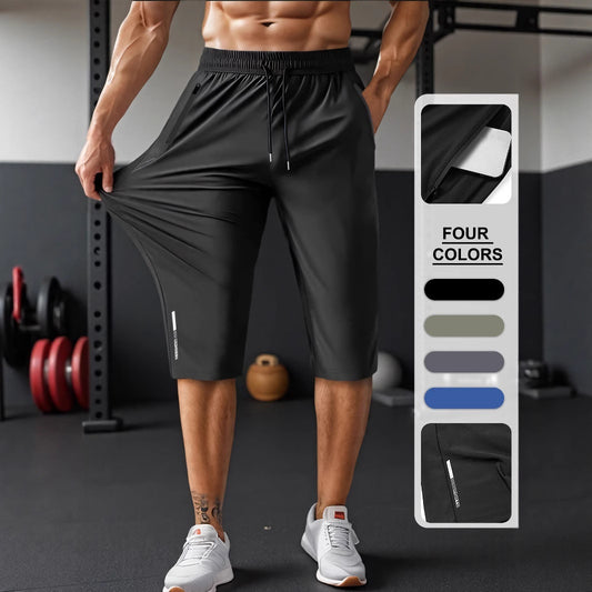 Ice Silk Casual Pants Stretch Quick-drying