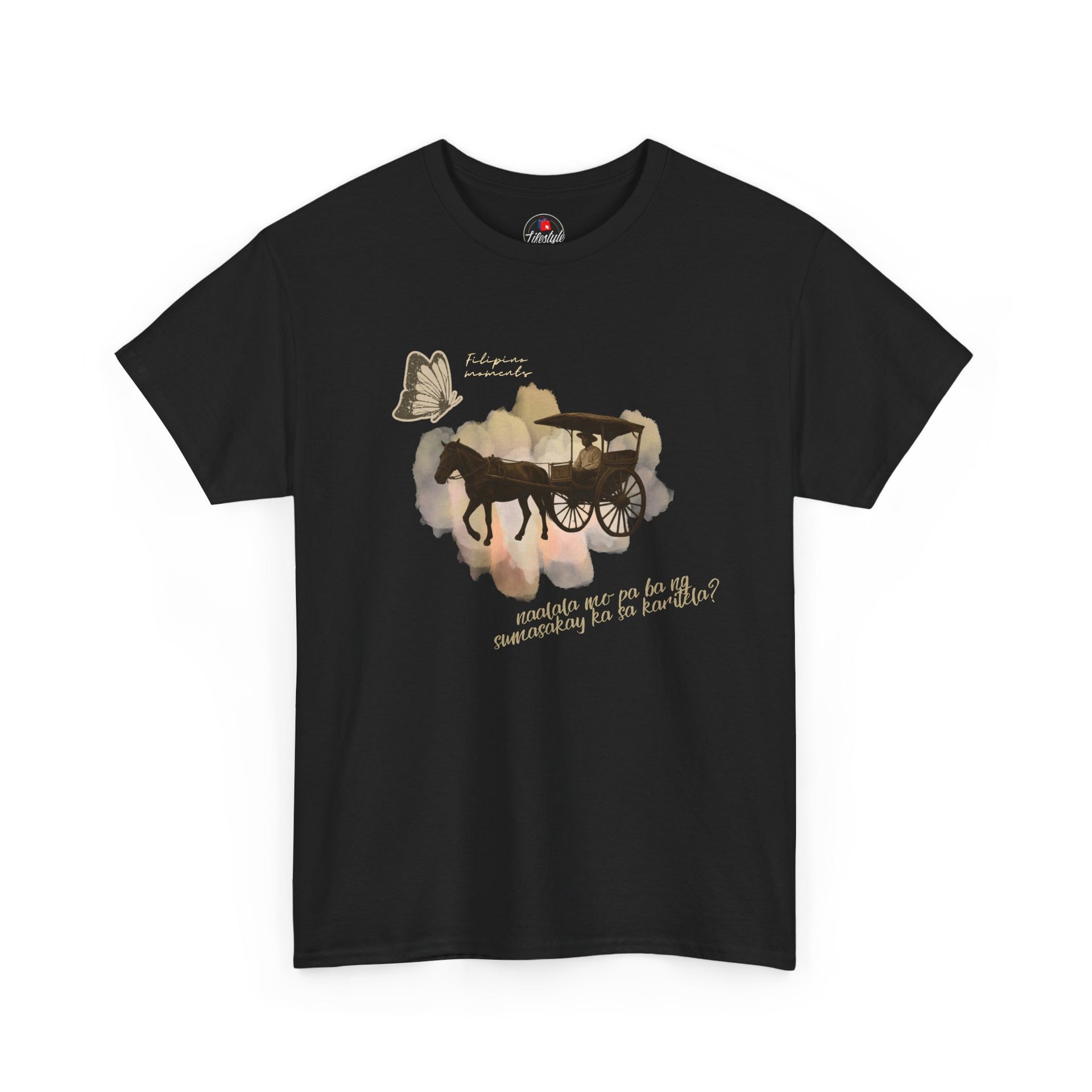 Kalesa Vintage Sunset T-Shirt – "Roads are for adventures, not for hurries"