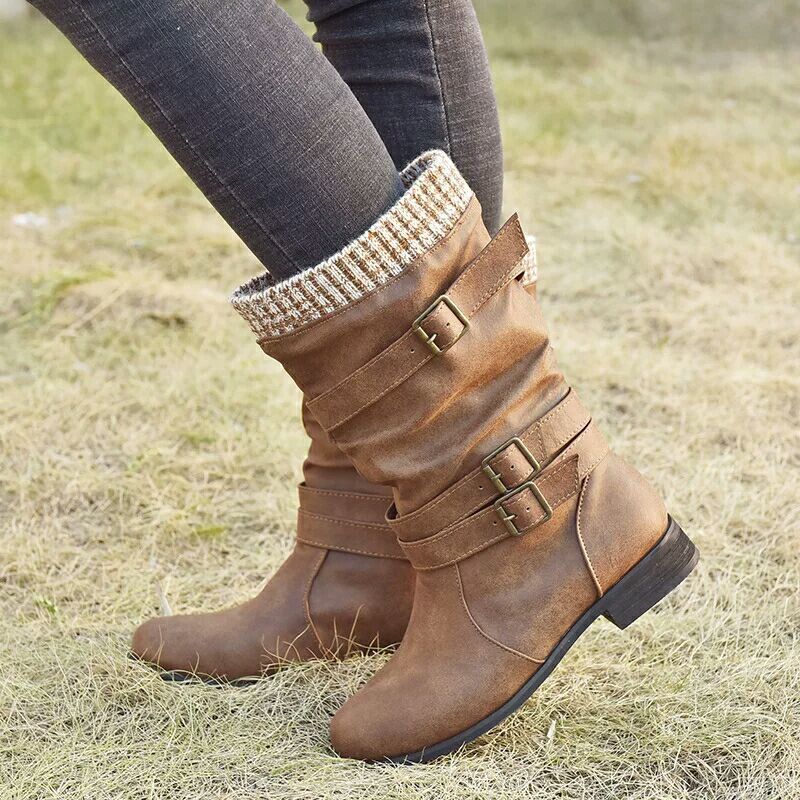 Winter new products low heel 40-43 women's boots