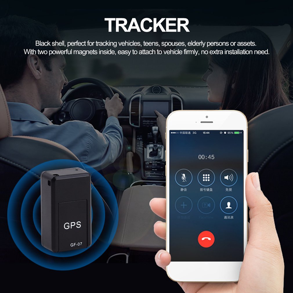 Magnetic Mini Car Tracker GPS Real Time Tracking Locator Device