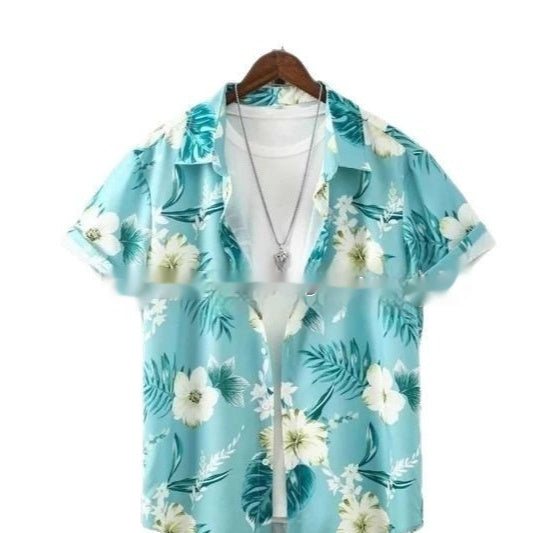 Men's Hawaiian Shirt Printed Casual Short Sleeve