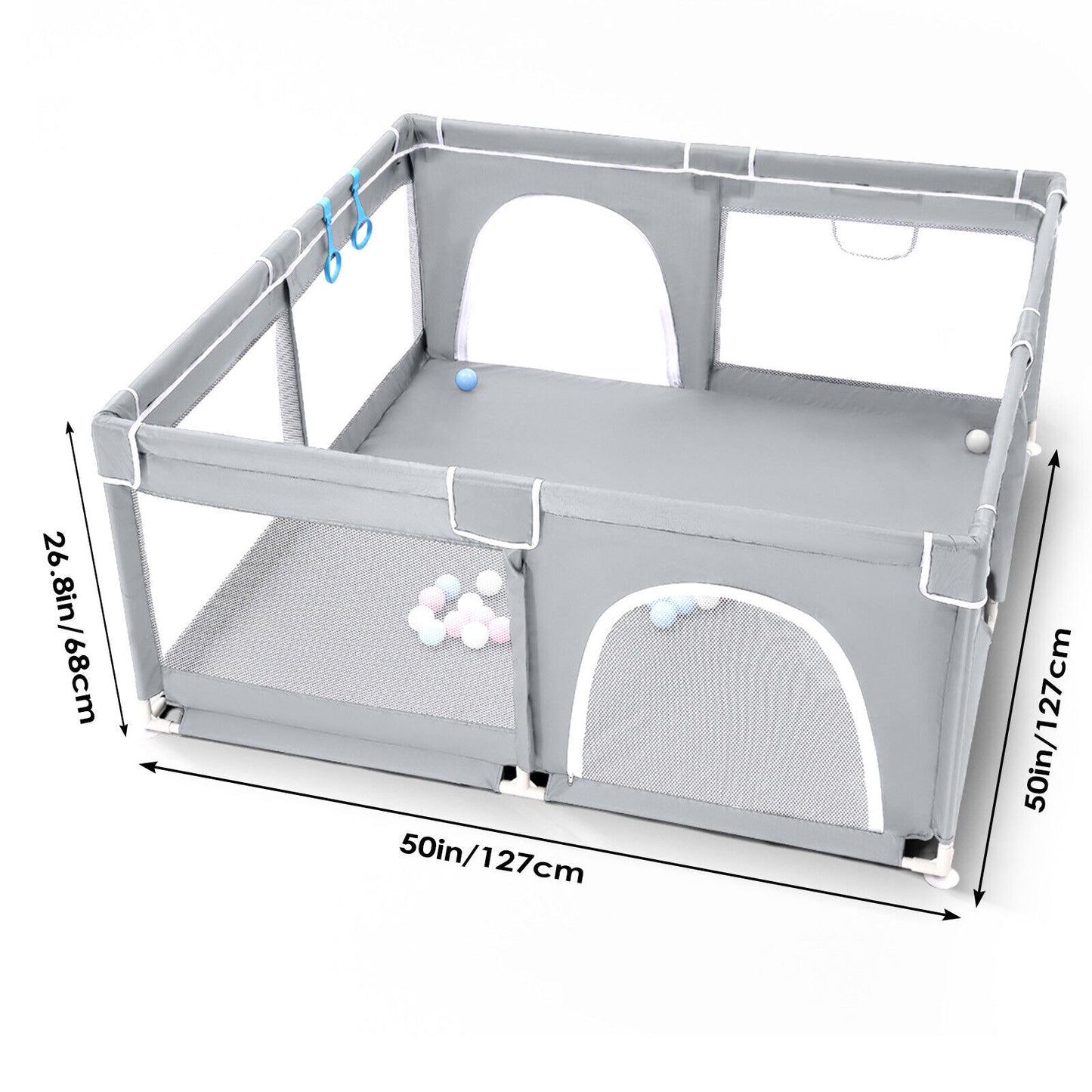 Baby Playpen With Mat for Toddlers Babies
