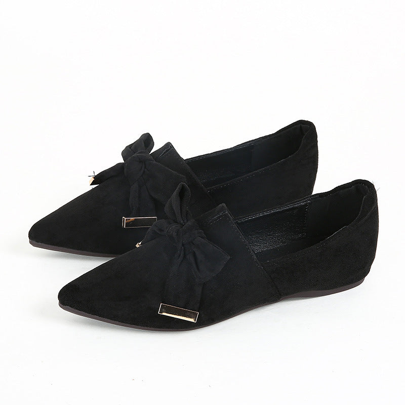 Flat Shoes Deep Mouth Soft Surface Slip-on