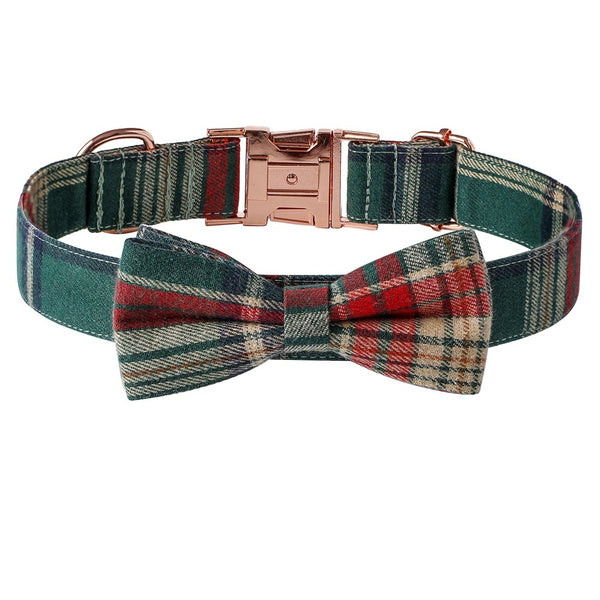 green-plaid-bow