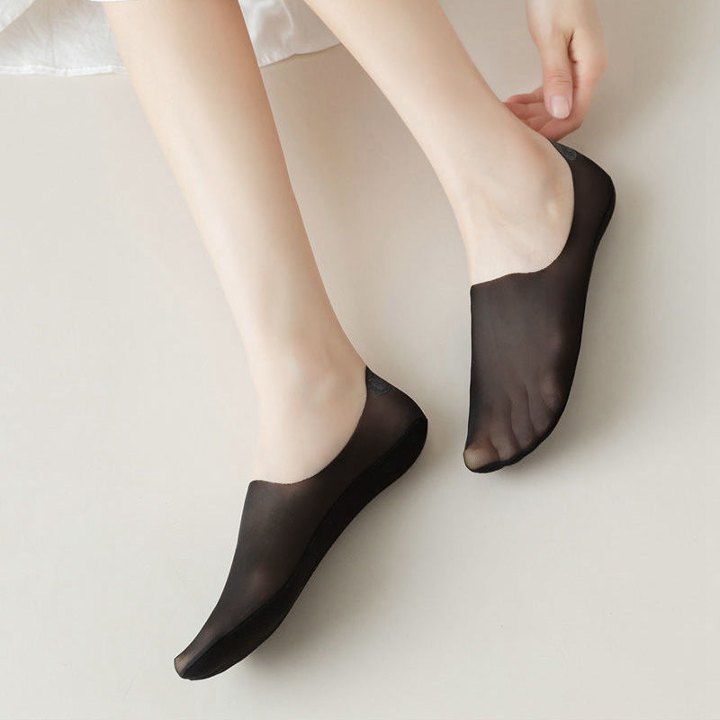 Women's Mesh Boat Invisible Socks