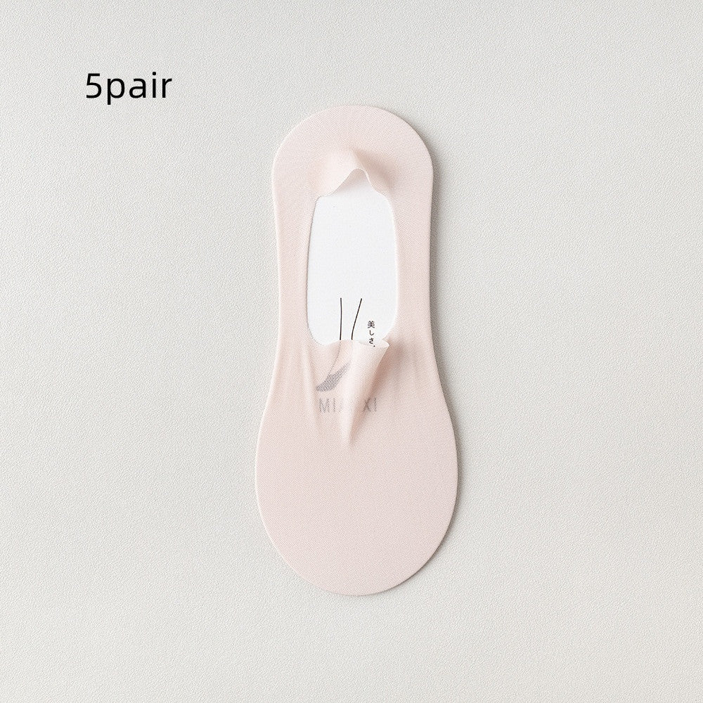 Women's Mesh Boat Invisible Socks