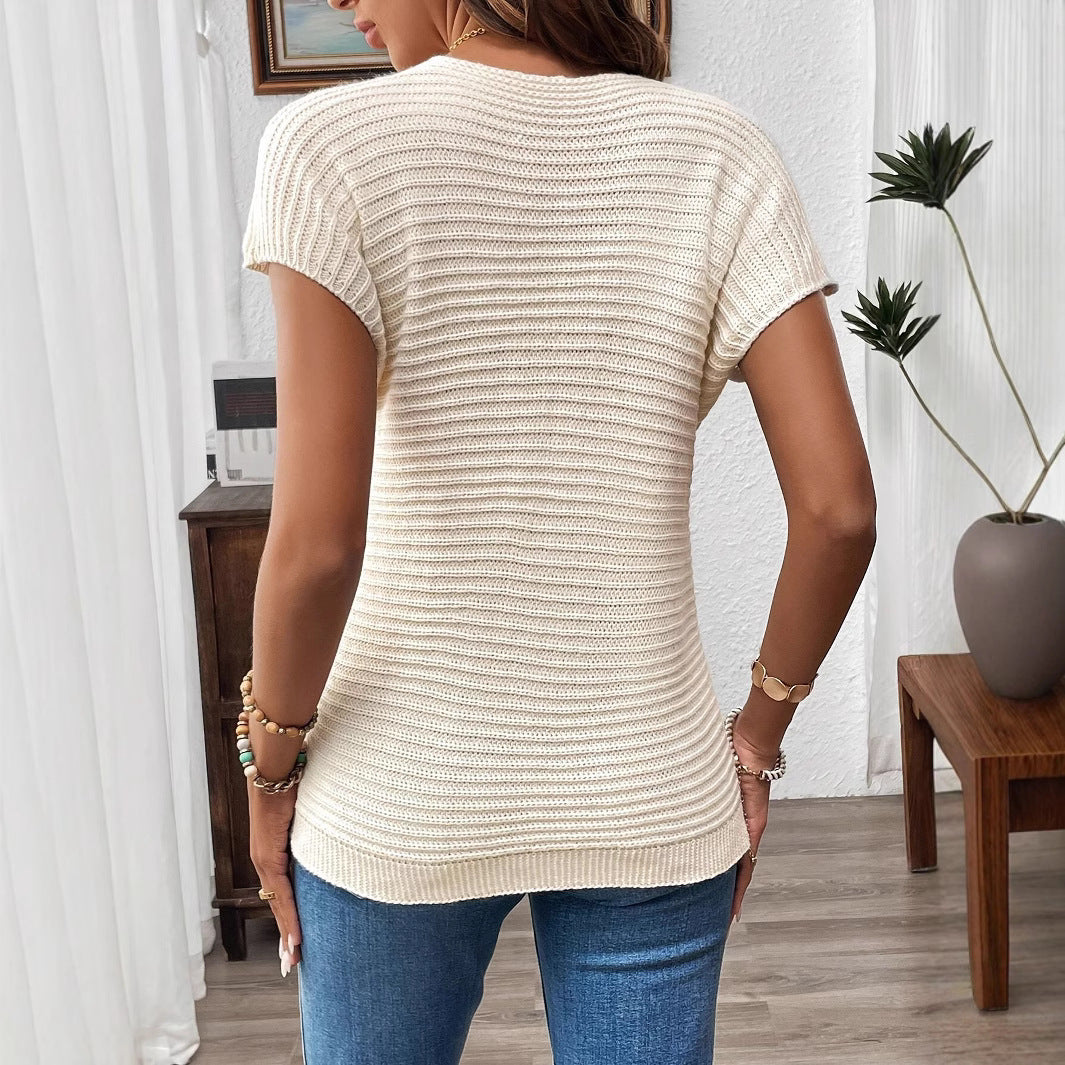 Women's Summer New All-matching Loose Knitted Pullover