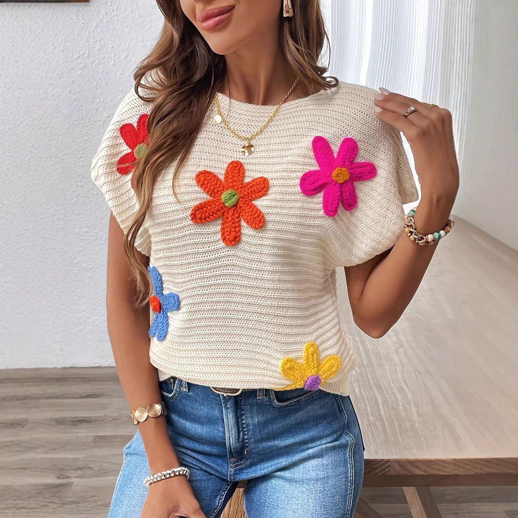 Women's Summer New All-matching Loose Knitted Pullover