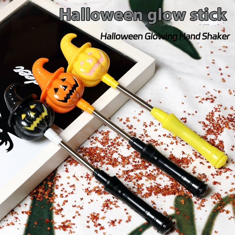 Halloween Decoration Pumpkin Lamp Children's Toy Hand Stick Props