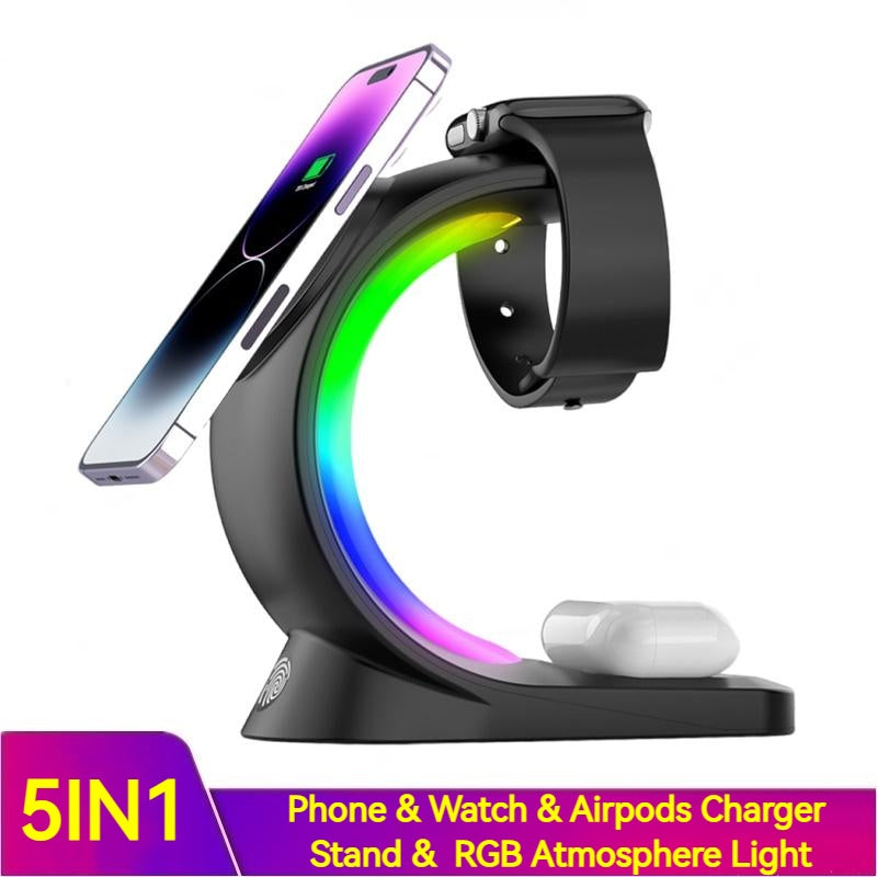 4 In 1 Magnetic Wireless Fast Charger For Smart Phone